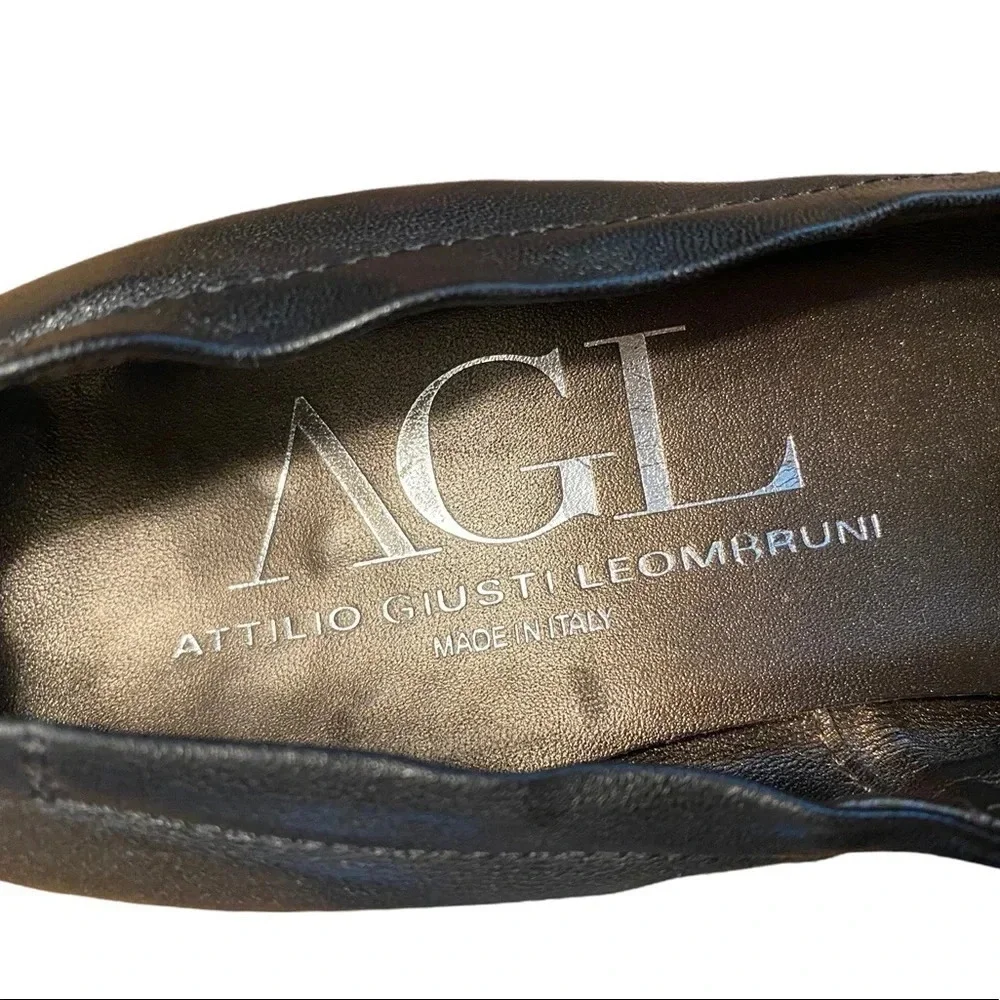 Attilio Giusti Leombruni Wedge Heels Patent Leather